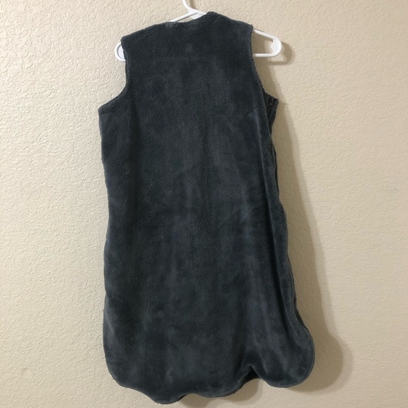 Gunamuna Gunapod Baby Fleece Wonderzip Sleep Sack in Charcoal Gray 0-9 Months - Picture 8 of 8